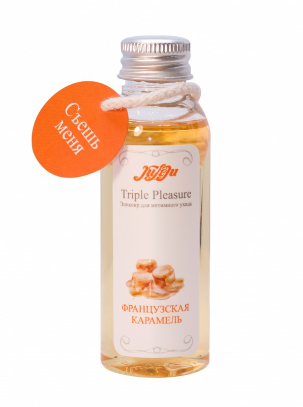 Масло для оральных ласк "Juleju" со вкусом "французская карамель", 65ml 