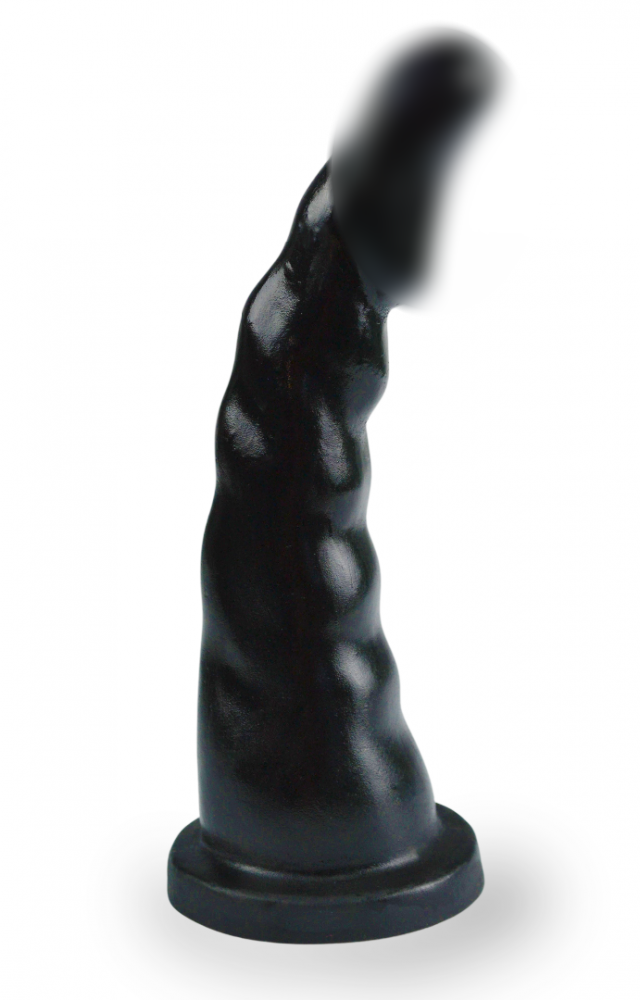 Насадка на страпон "Love Thing 6,8" супер рельефная, черная 