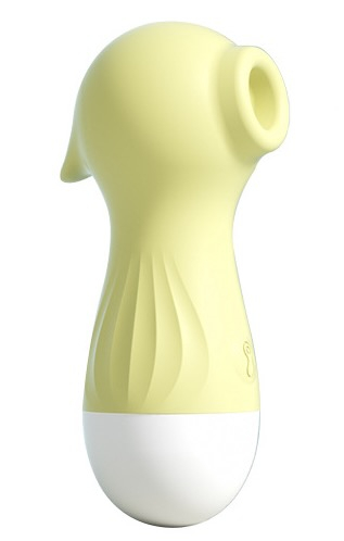 Вакуумно-волновой стимулятор клитора "Lilo Small Seahorse" желтый 